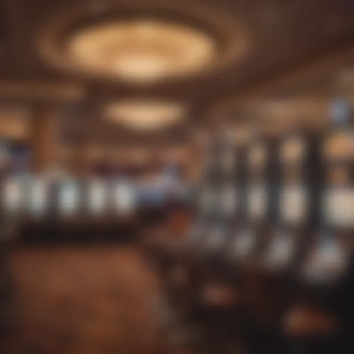 Interior gaming area of Ameristar Casino showcasing slot machines