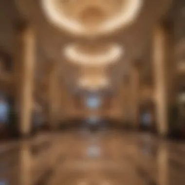 Dazzling view of Caesars Cherokee Casino lobby showcasing its luxurious design