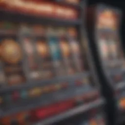 A vibrant display of various slot machine icons