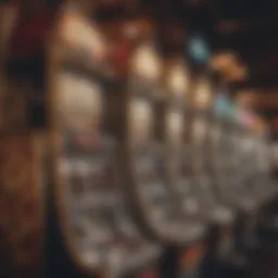 Vintage slot machine with classic symbols