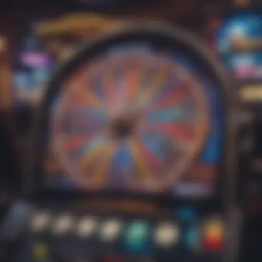 Overview of the Super Sky Wheel slot machine app interface