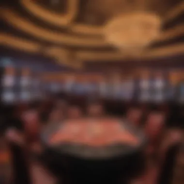 Diverse Gaming Options at Borgata Vibrant gaming floor showcasing diverse table games and slot machines