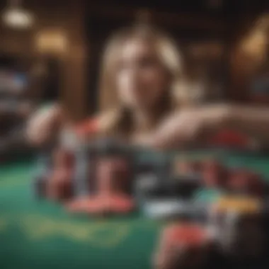 An infographic depicting different forms of online gambling