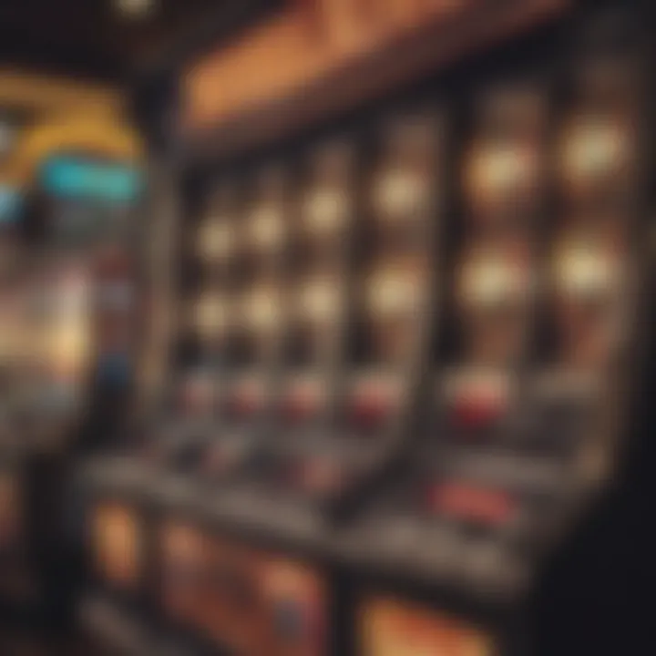 A vibrant slot machine display featuring a penny slot theme