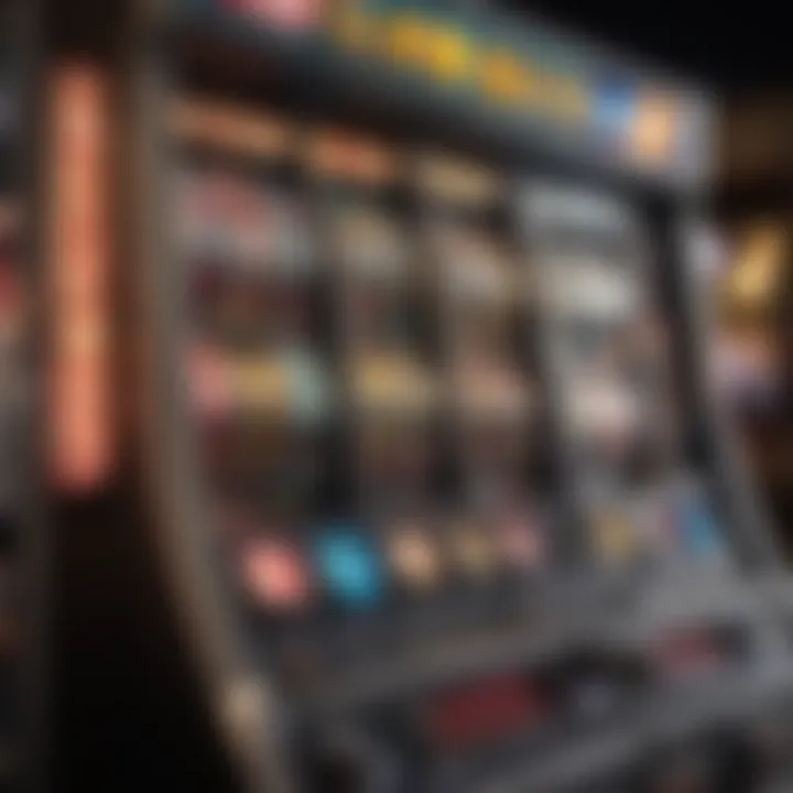 A modern used slot machine available for purchase