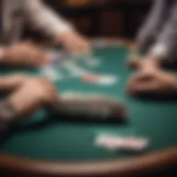 Strategic play at a Texas Hold'em table