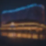 Exterior view of Ocean Casino showcasing its vibrant nightlife