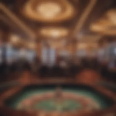 The Thrill of the Casino Experience A vibrant casino floor bustling with energy