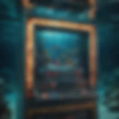 Vibrant underwater scene illustrating the oceanic theme of the slot machine